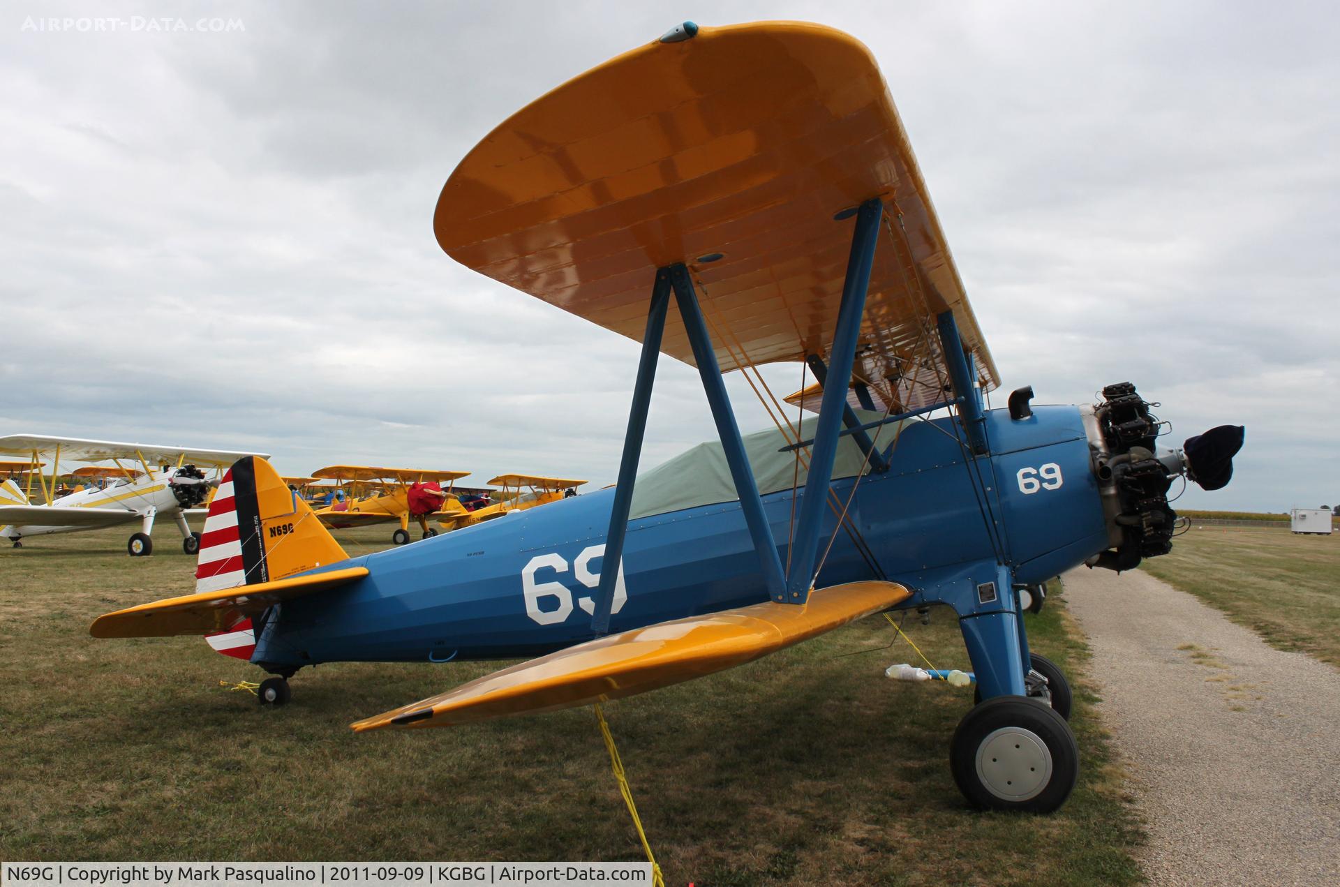 N69G, 1943 Boeing B75N1 C/N 75-7781, Stearman
