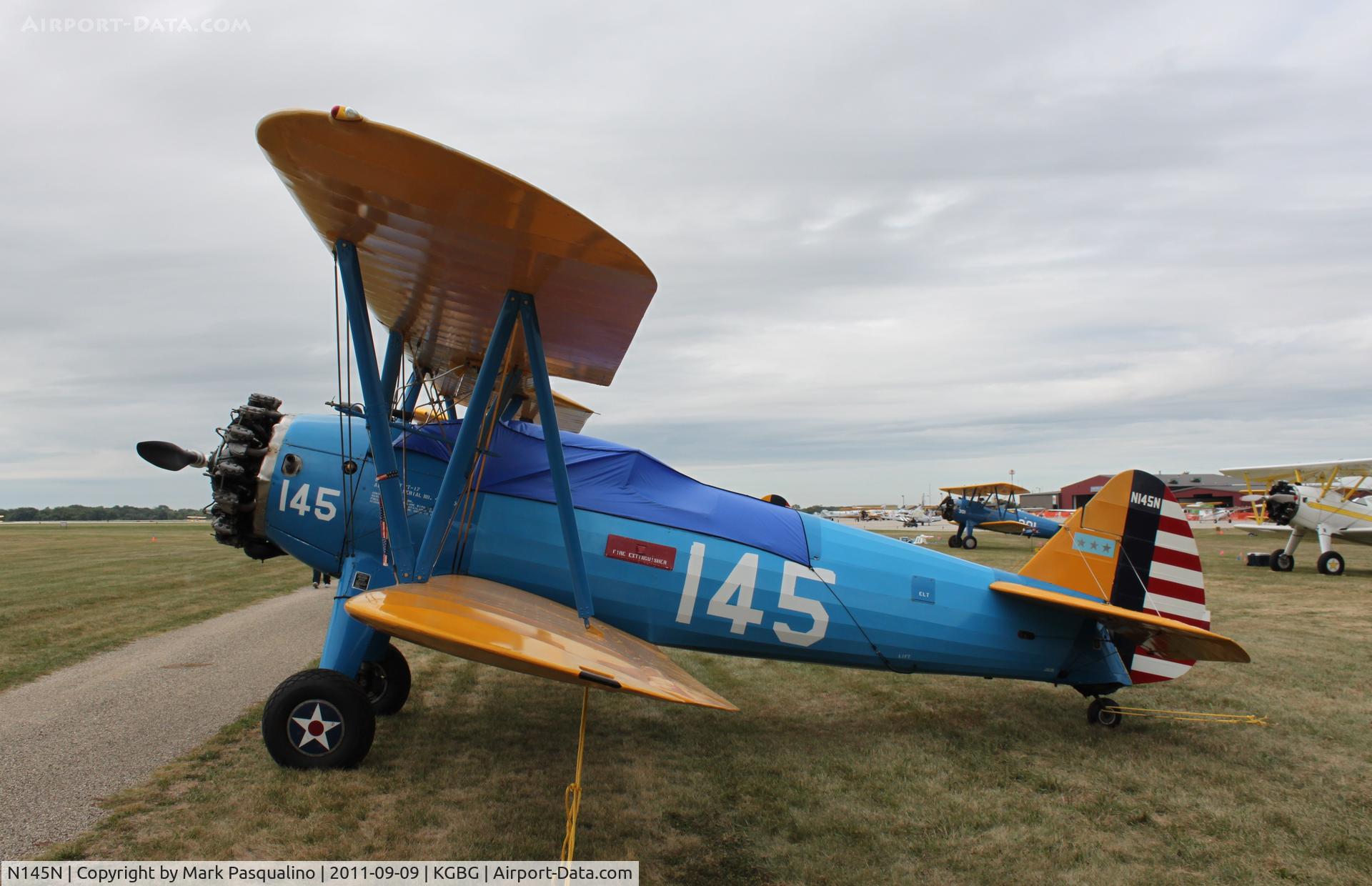 N145N, 1942 Boeing A75N1(PT17) C/N 75-4396, Stearman