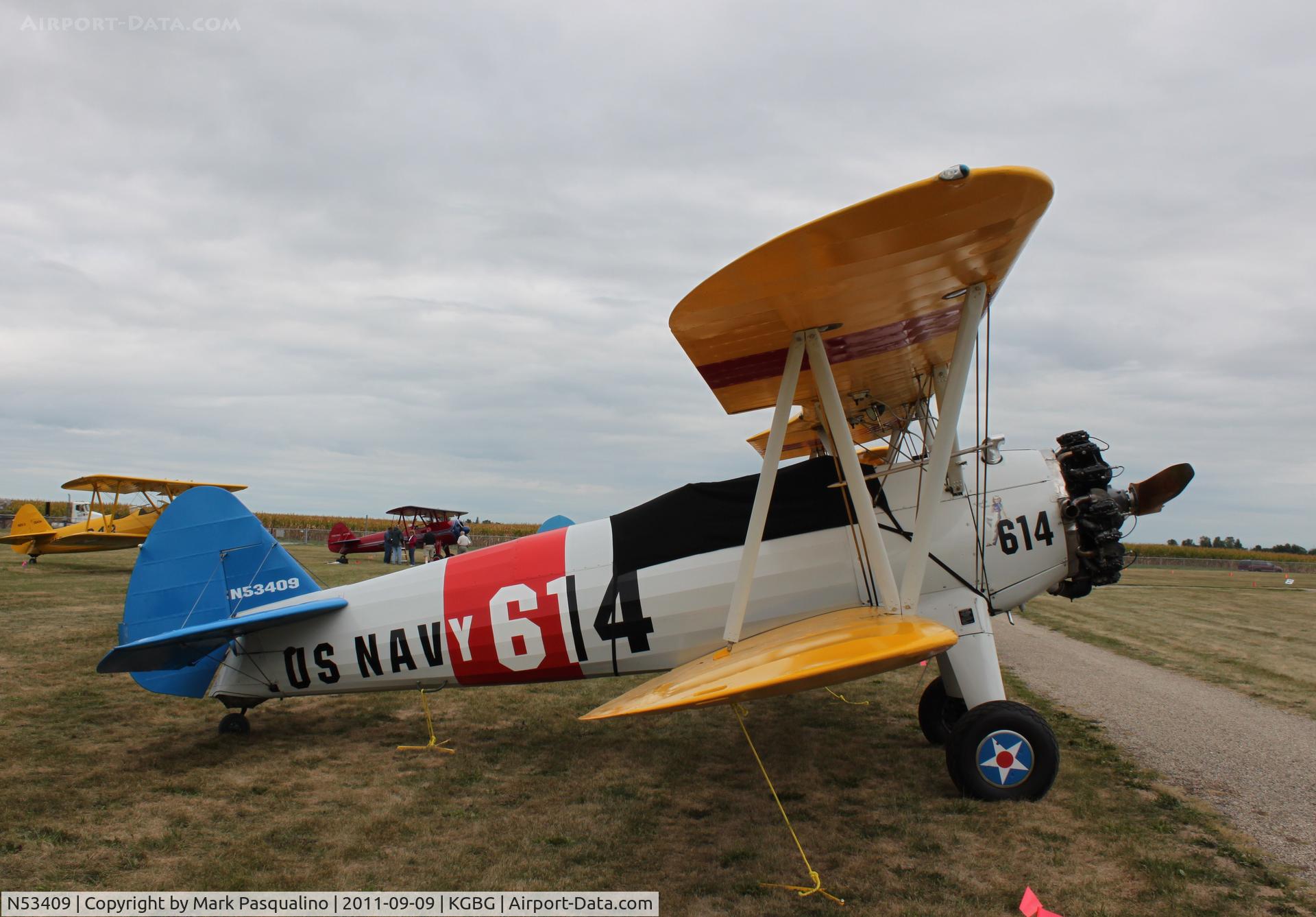 N53409, 1941 Boeing A75N1 C/N 75-2819, Stearman