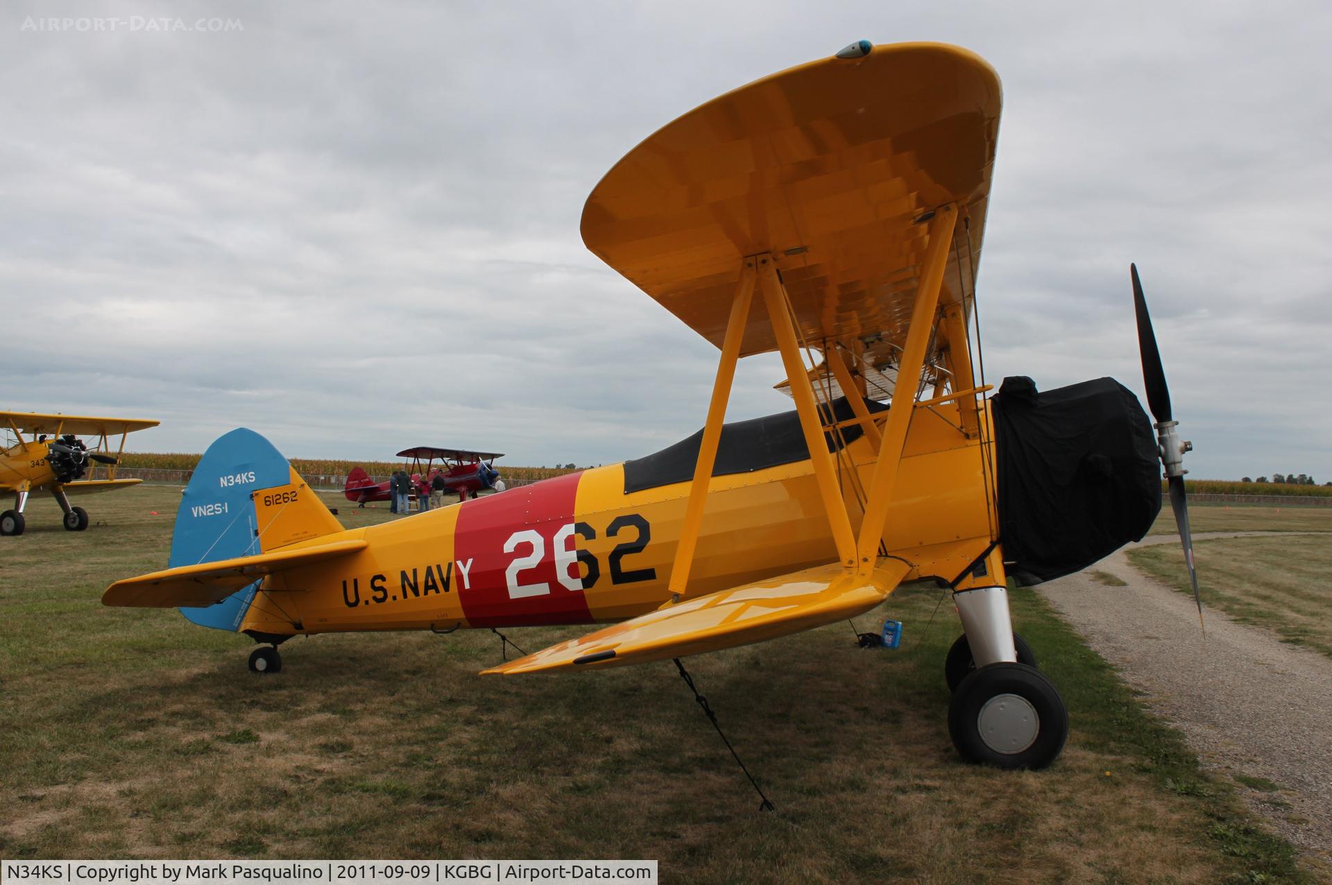 N34KS, 1945 Boeing PT-17 Kaydet (A75N1) C/N 75-5384, Stearman