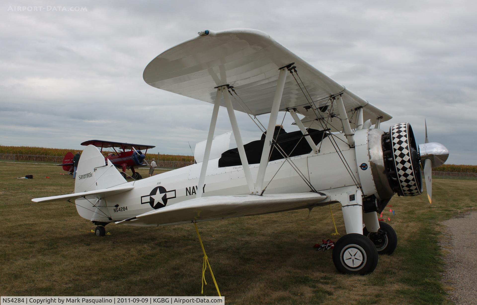N54284, 1938 Boeing A75N1(PT17) C/N 75-401, Stearman