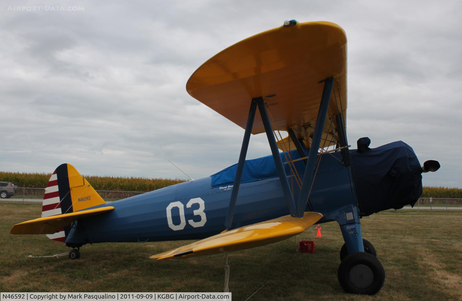 N46592, 1941 Boeing A75N1(PT17) C/N 75-2759, Stearman