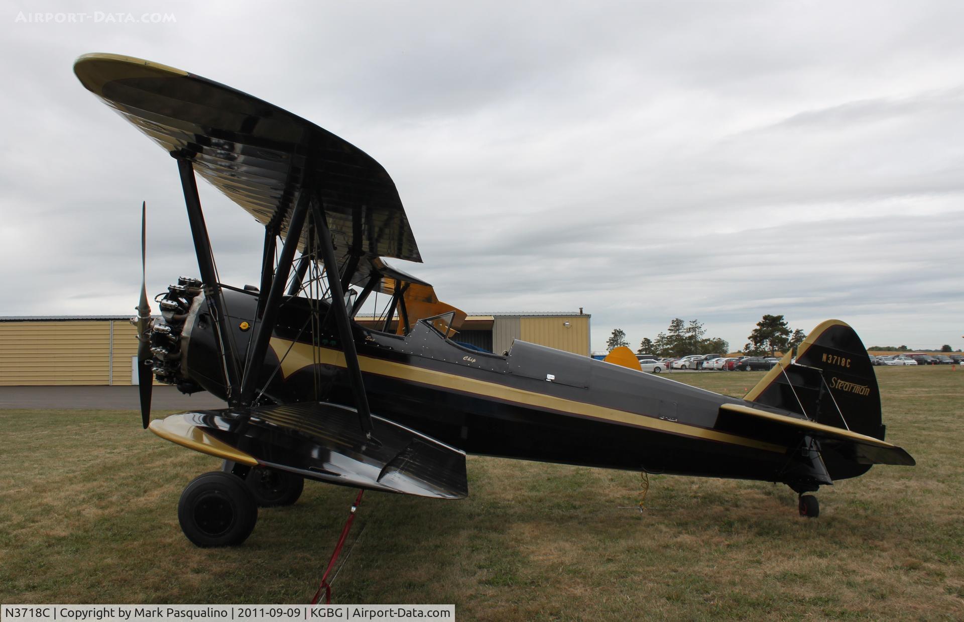 N3718C, 1942 Boeing B75N1 C/N 75-5840, Stearman