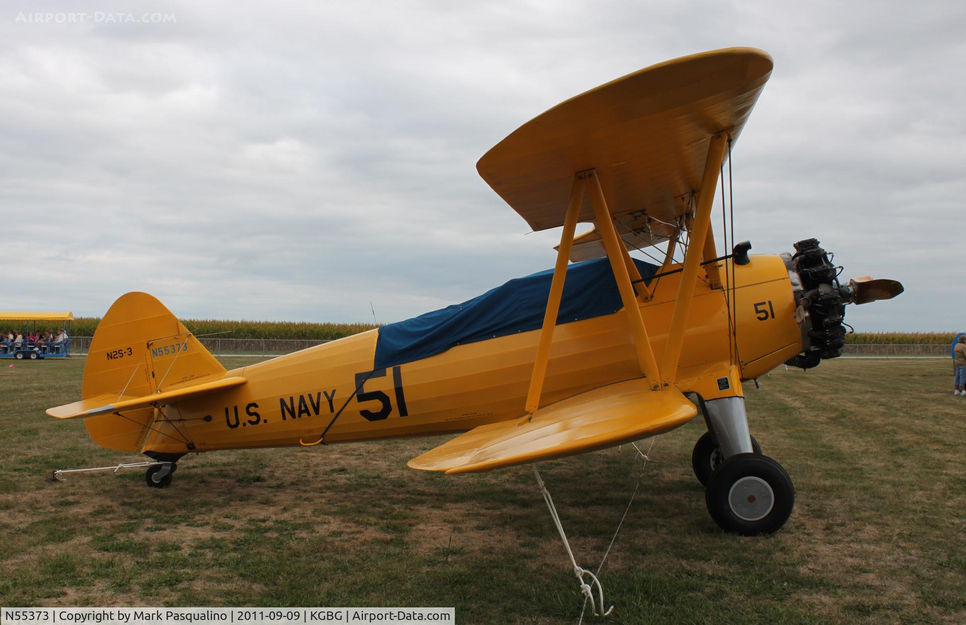 N55373, 1941 Boeing A75N1(PT17) C/N 75-1793, Stearman