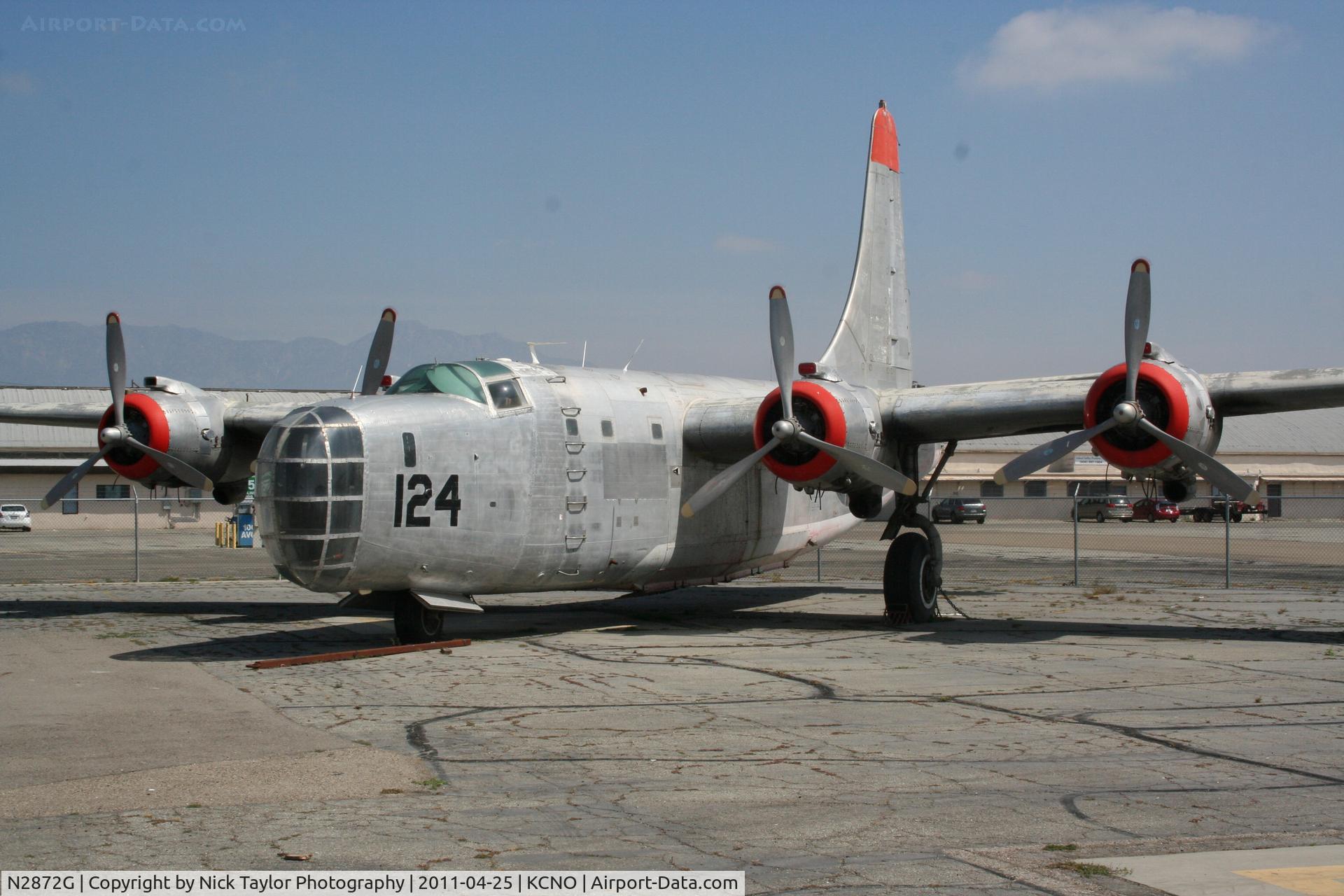 N2872G, 1945 Consolidated Vultee PB4Y-2 C/N 66300, Now living at the yanks air museum in Chino