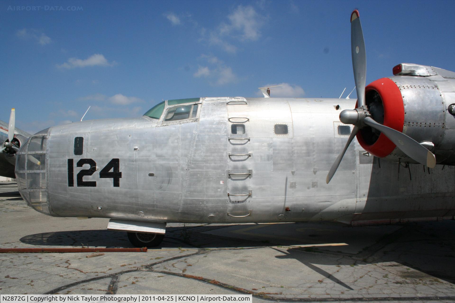N2872G, 1945 Consolidated Vultee PB4Y-2 C/N 66300, Nose of Tanker 124