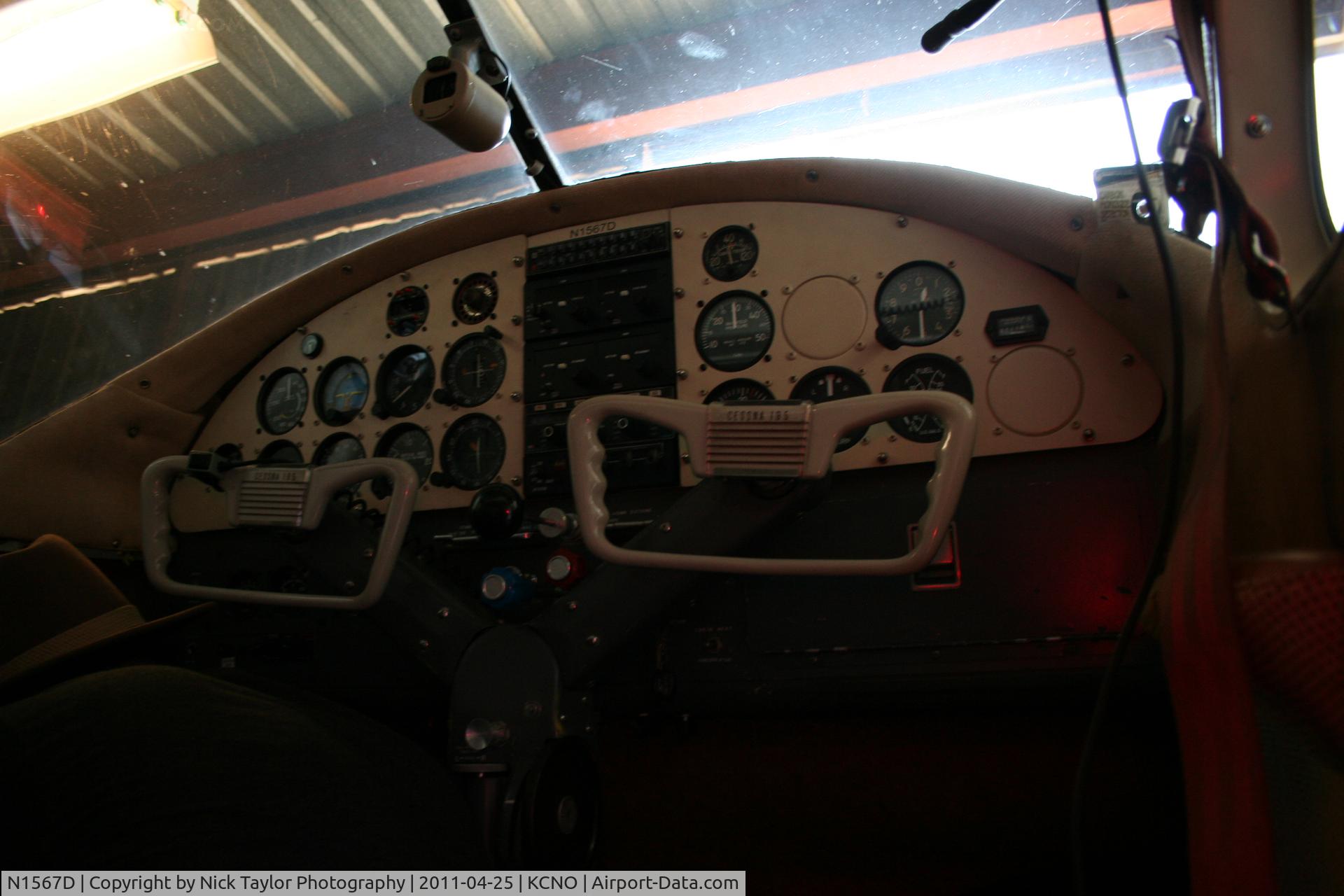 N1567D, 1952 Cessna 195A C/N 7789, Panel shot of this beautiful 195