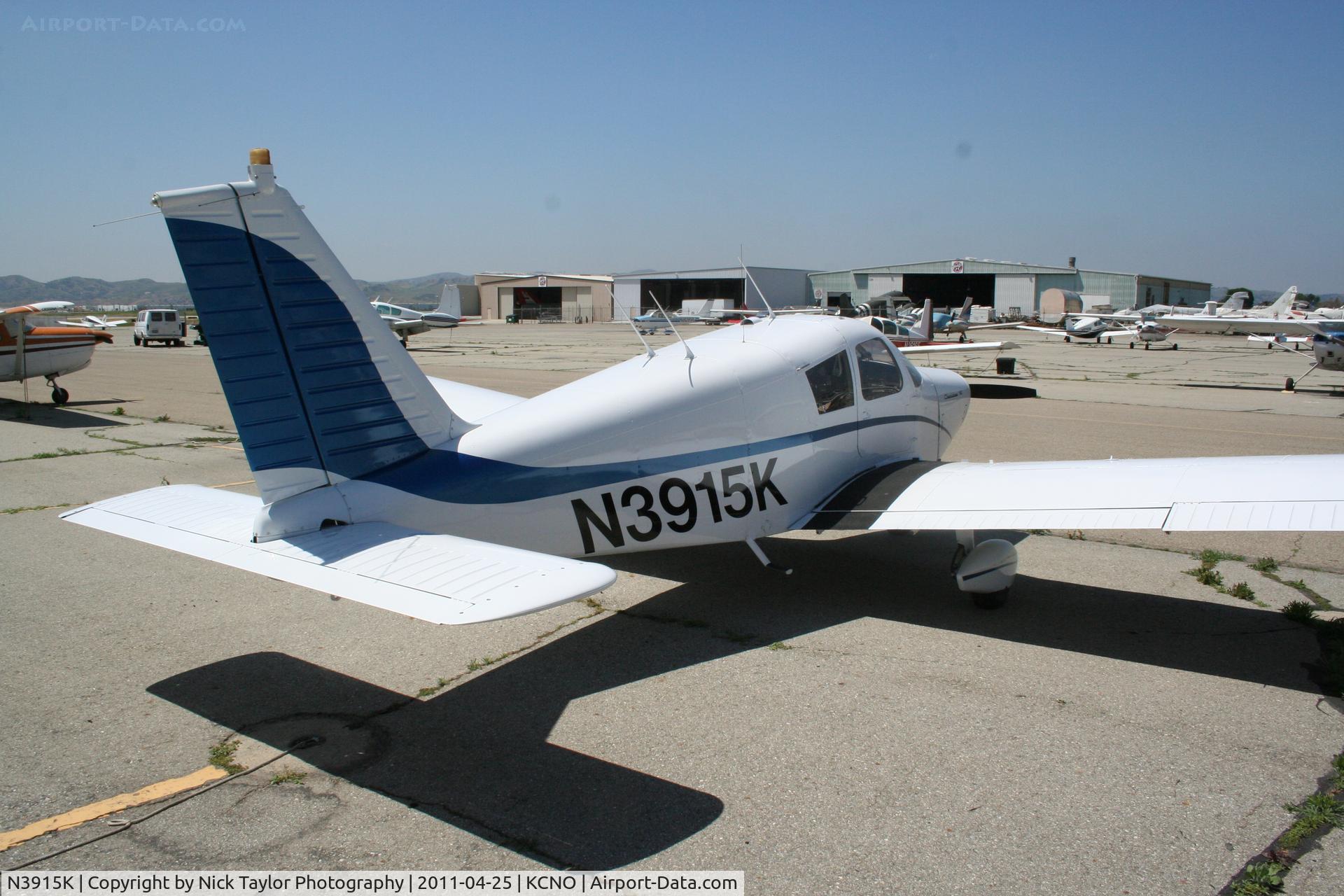N3915K, 1967 Piper PA-28-140 C/N 28-23783, Parked at Chino