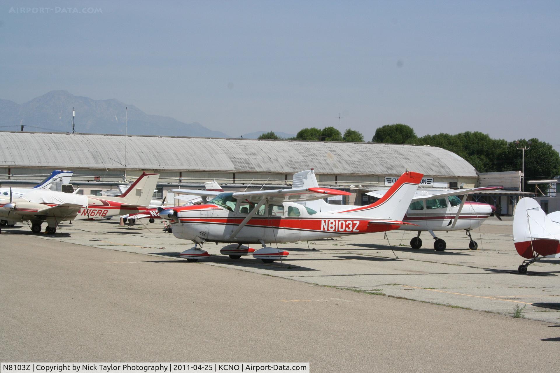 N8103Z, 1962 Cessna 210-5(205) C/N 205-0103, Parked at Chino
