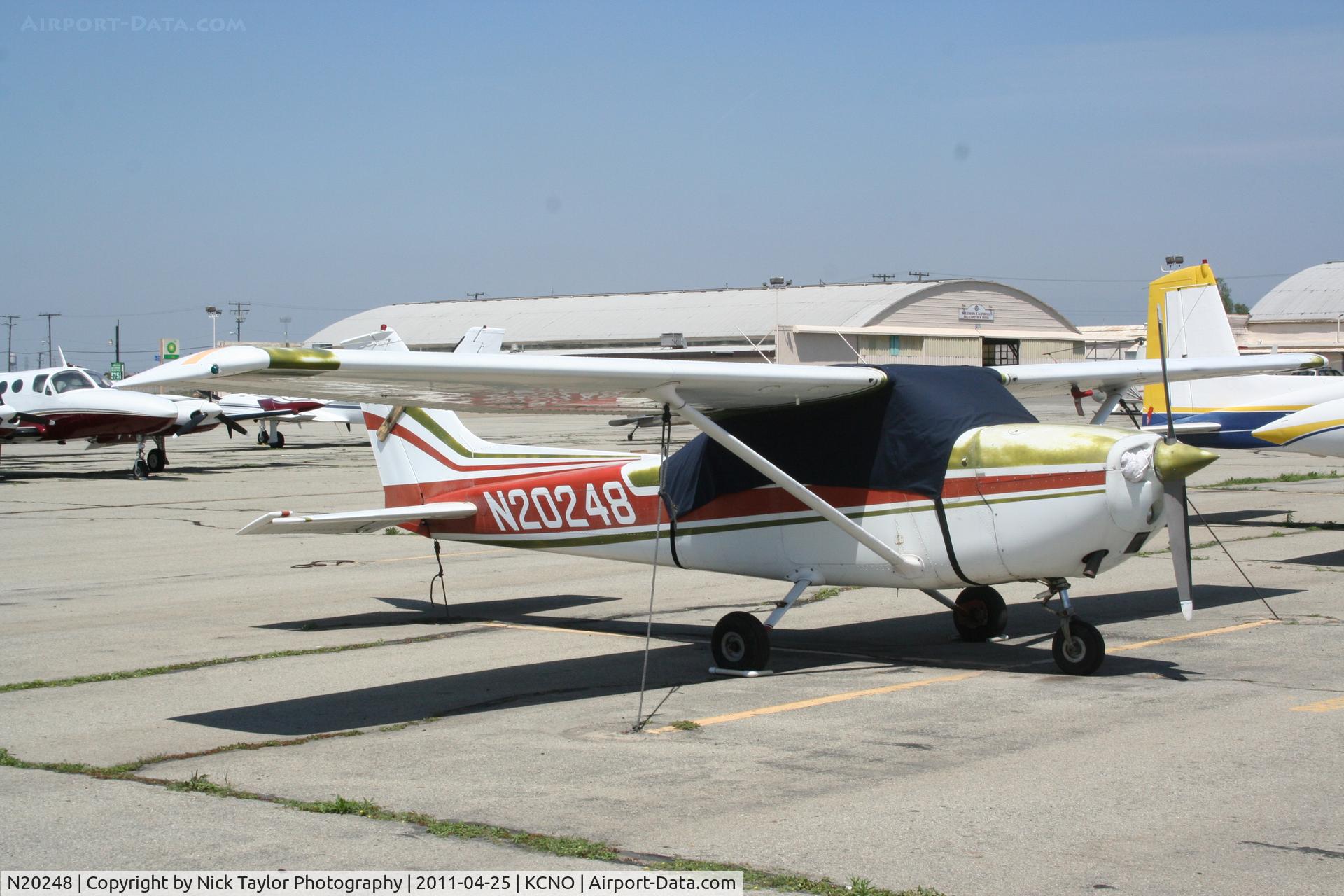 N20248, 1972 Cessna 172M C/N 17261129, Parked at Chino