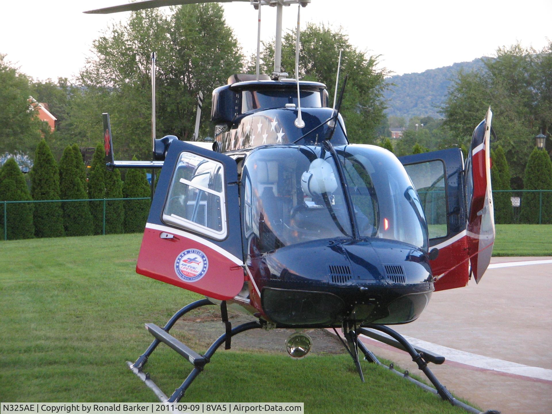 N325AE, 1993 Bell 206L-4 LongRanger IV LongRanger C/N 52009, UVA Hospital