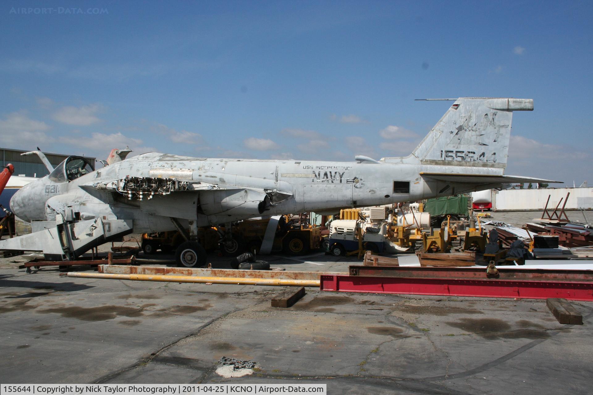 155644, 1968 Grumman A-6E Intruder C/N I-370, Parked at the yanks air museum