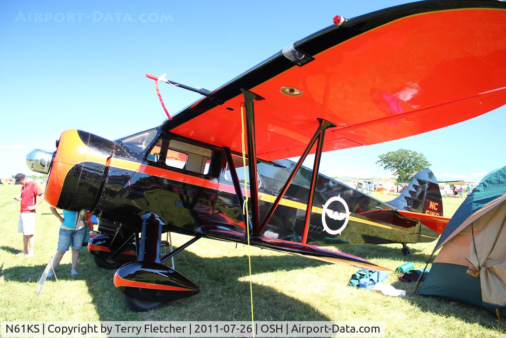 N61KS, 1939 Waco EGC-8 C/N 5072, At 2011 Oshkosh