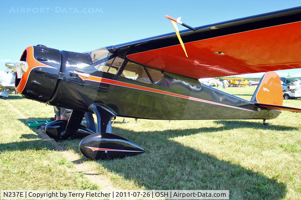 N237E, 1940 Cessna C-165 Airmaster C/N 554, At 2011 Oshkosh
