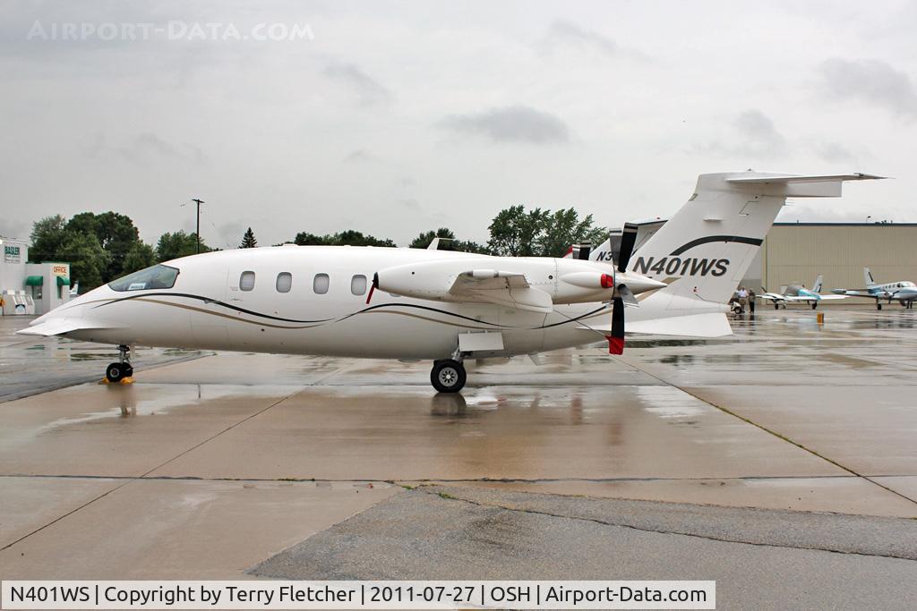 N401WS, 2002 Piaggio P-180 Avanti C/N 1057, At 2011 Oshkosh