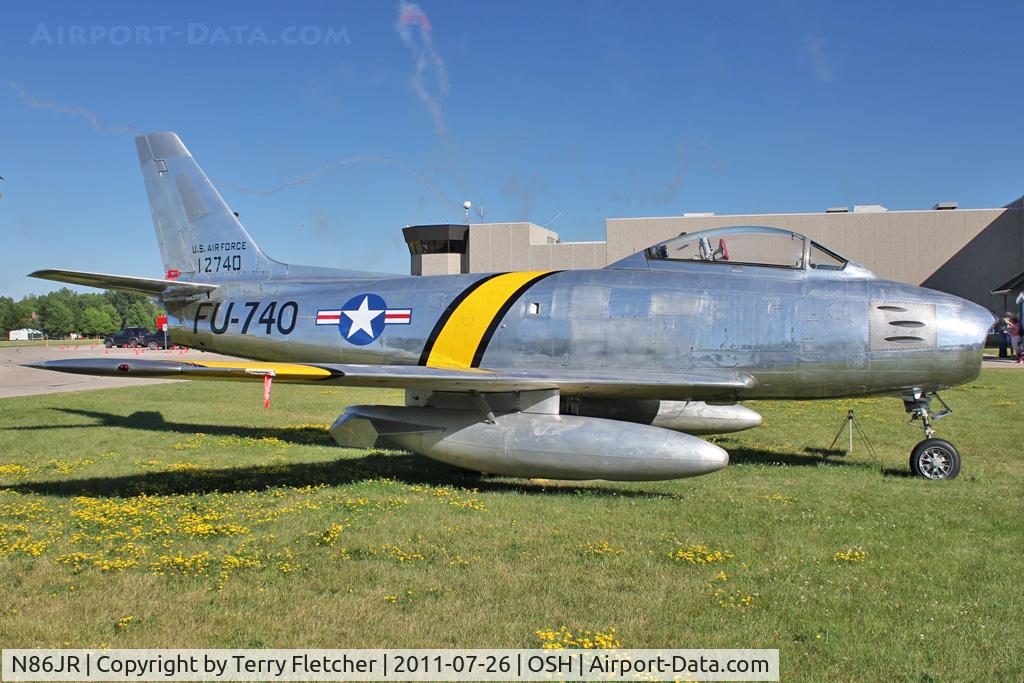 N86JR, 1954 Canadair CL-13 Sabre 5 C/N 1120, At 2011 Oshkosh - Museum