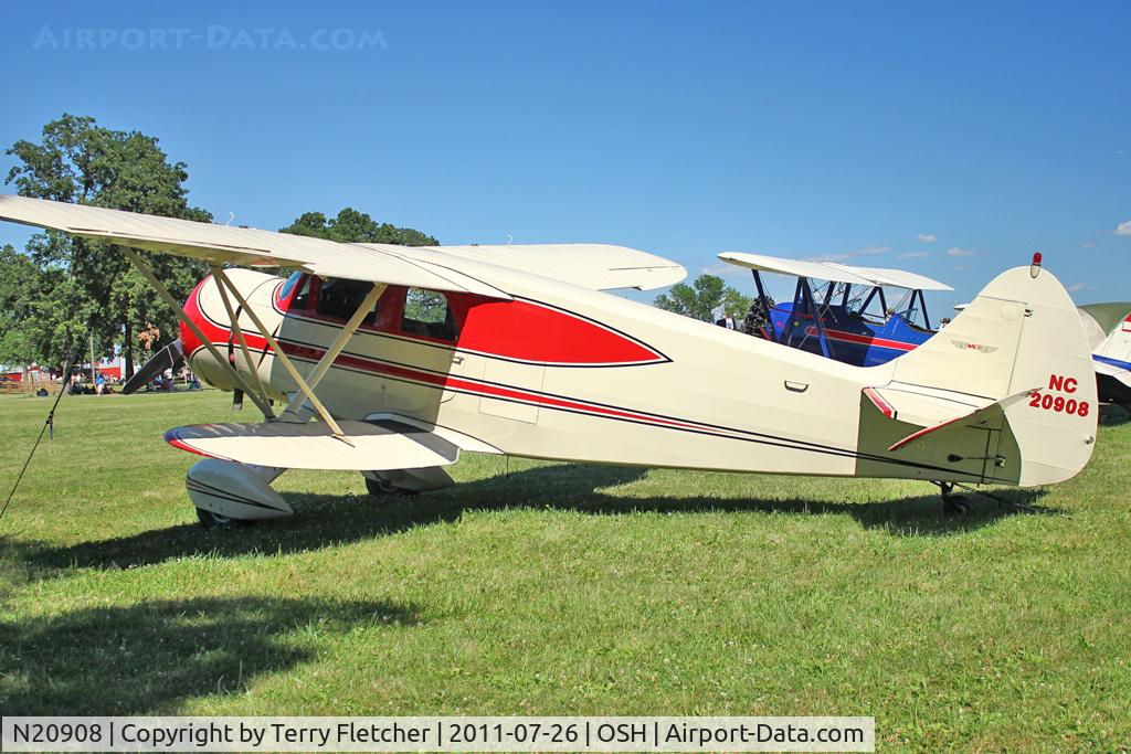 N20908, 1939 Waco AGC-8 C/N 5067, At 2011 Oshkosh