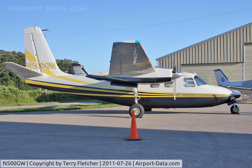N500GW, 1964 Aero Commander 500-B C/N 1476-170, At Fond Du Lac