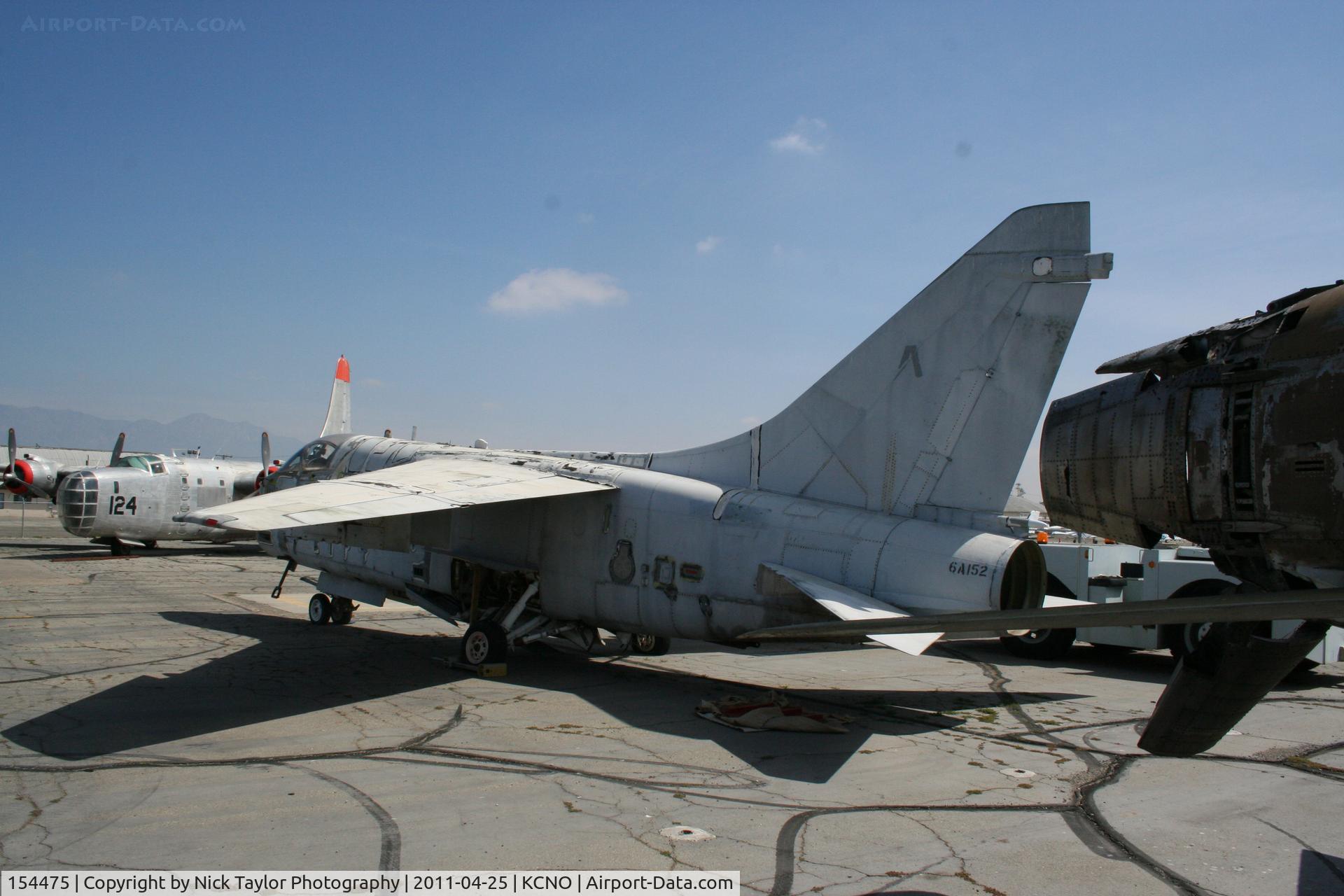 154475, LTV A-7B Corsair II C/N B-115, Delivered to AMARC 6/12/84