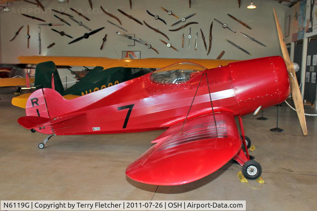 N6119G, 1998 Pobjoy Airmotors 1930 Special Replica C/N T-9, at 2011 Oshkosh - Museum
