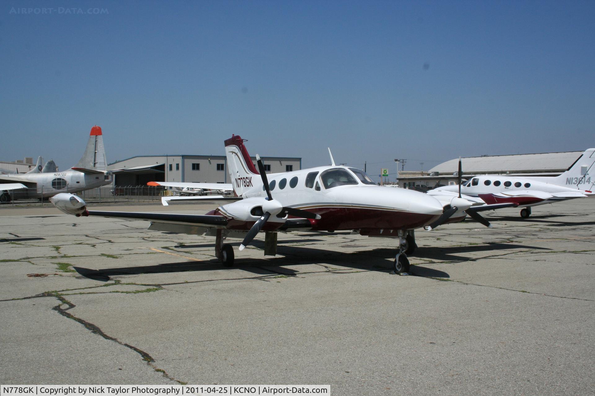 N778GK, 1971 Cessna 421B Golden Eagle C/N 421B0118, Parked at Chino