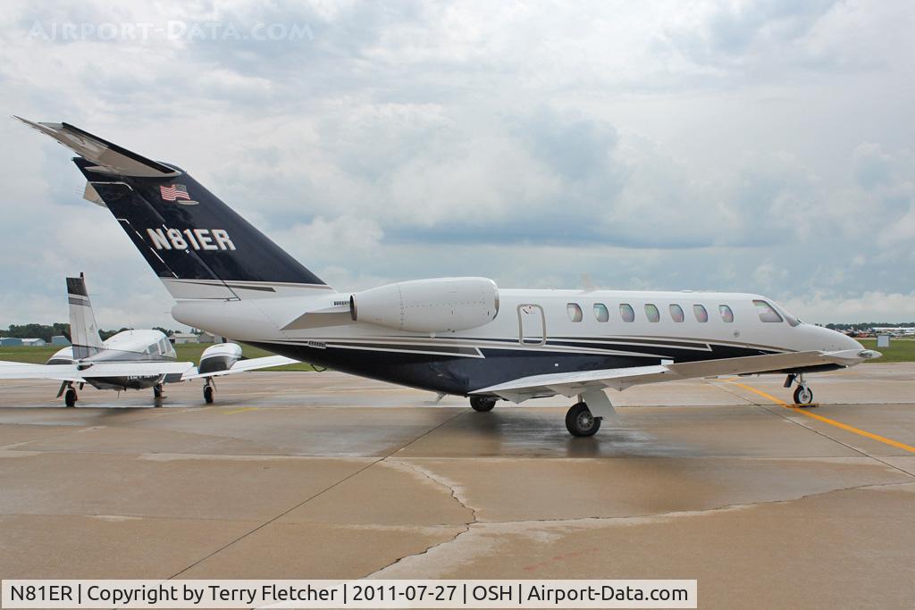 N81ER, 2007 Cessna 525B CitationJet CJ3 C/N 525B0190, at 2011 Oshkosh