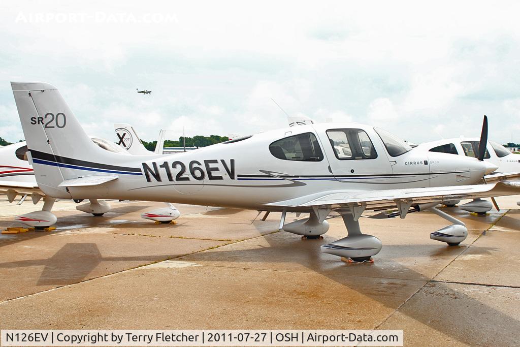 N126EV, Cirrus SR20 C/N 2083, at 2011 Oshkosh