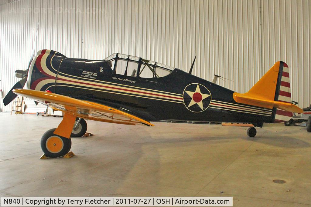 N840, 1940 North American P-64 C/N 68-3061, at 2011 Oshkosh