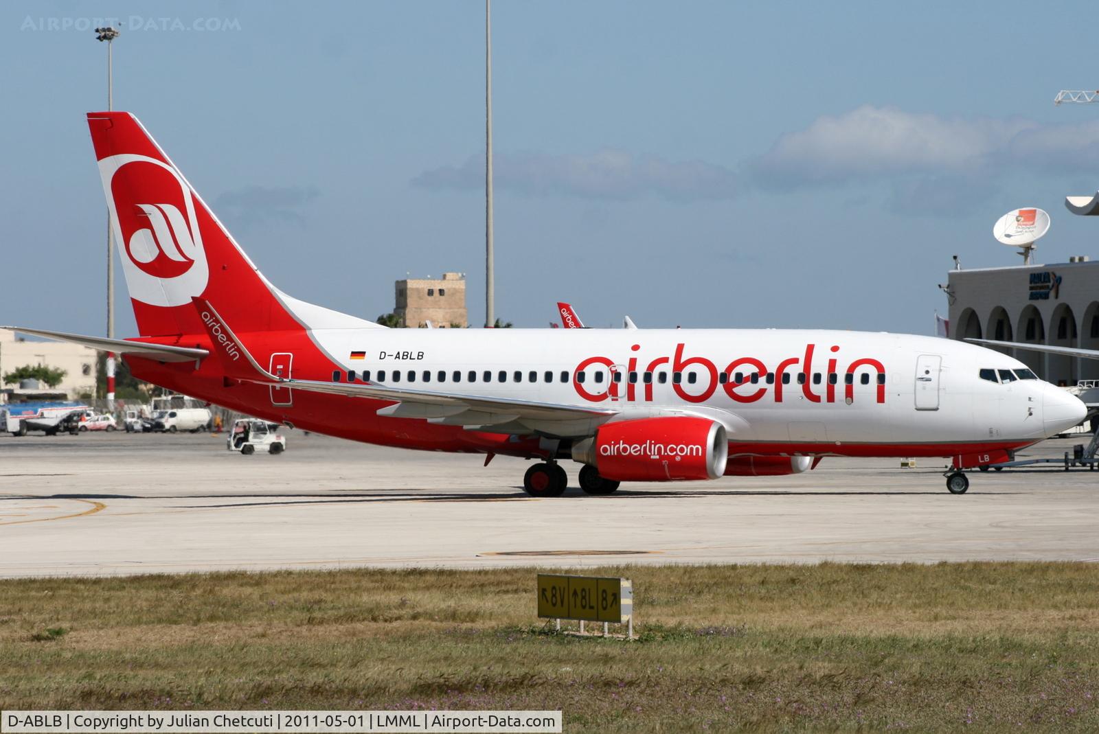 D-ABLB, 2008 Boeing 737-76J C/N 36115, Parking on Apron 9