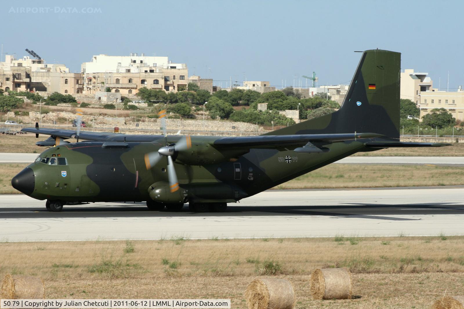 50 79, 1970 Transall C-160D C/N D116, Landing Runway 31