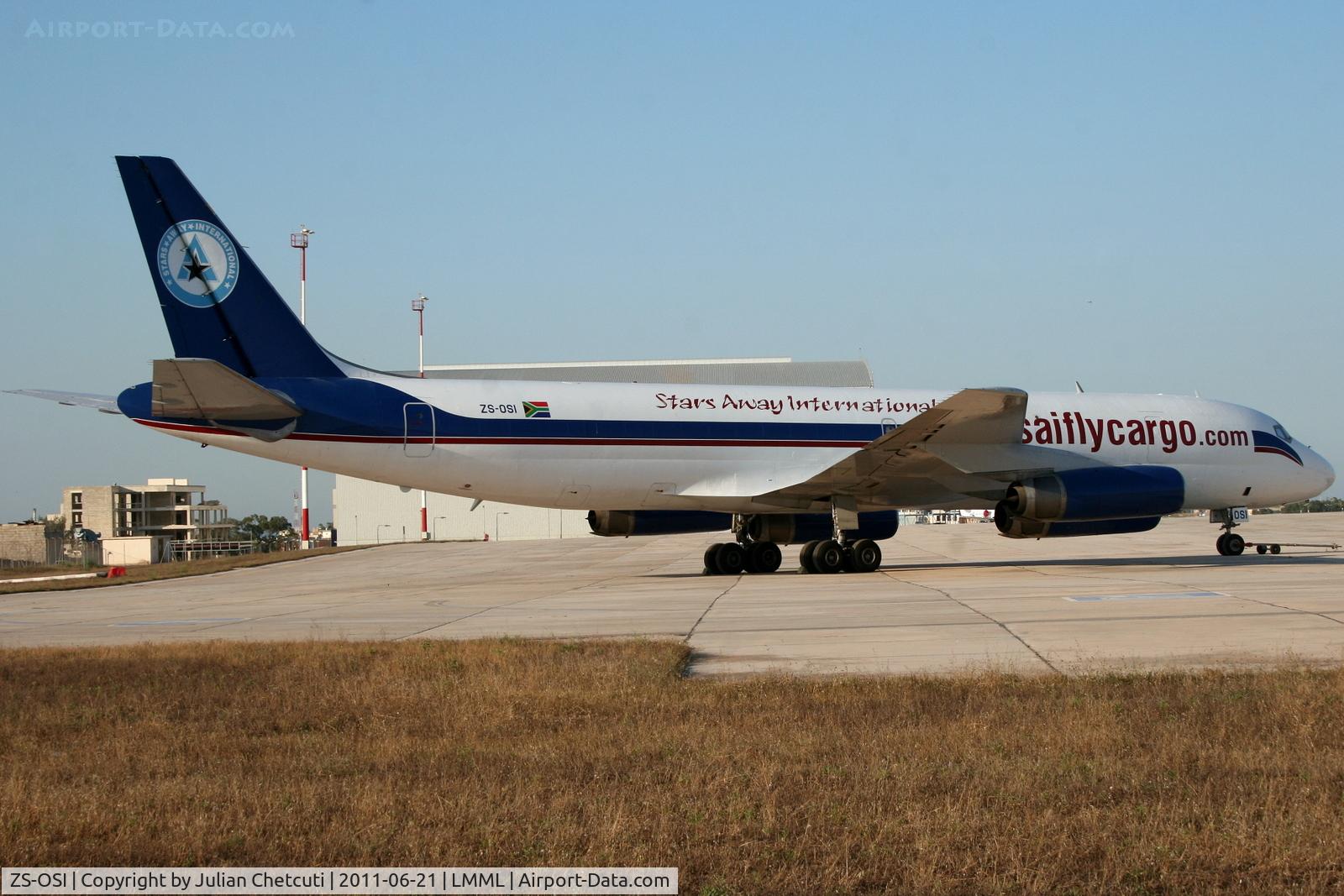 ZS-OSI, 1970 Douglas DC-8-62F C/N 46098, Parked at Park 4