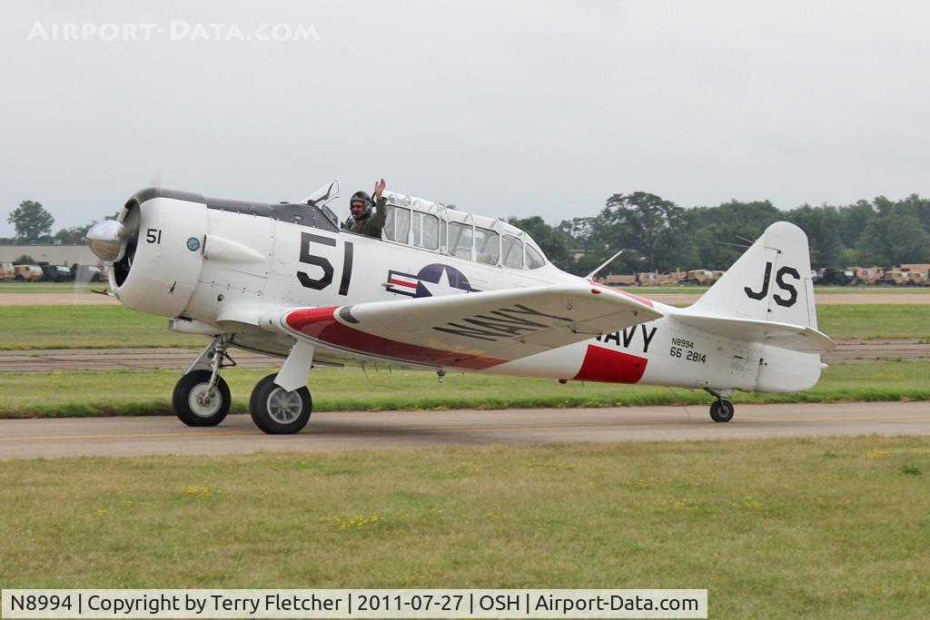 N8994, 1943 Noorduyn AT-16 Harvard II C/N 66-2814, At 2011 Oshkosh
