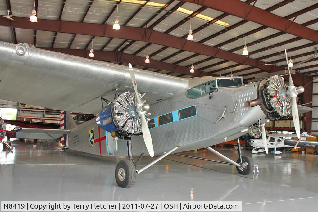 N8419, 1929 Ford 5-AT-C Tri-Motor C/N 58, At 2011 Oshkosh