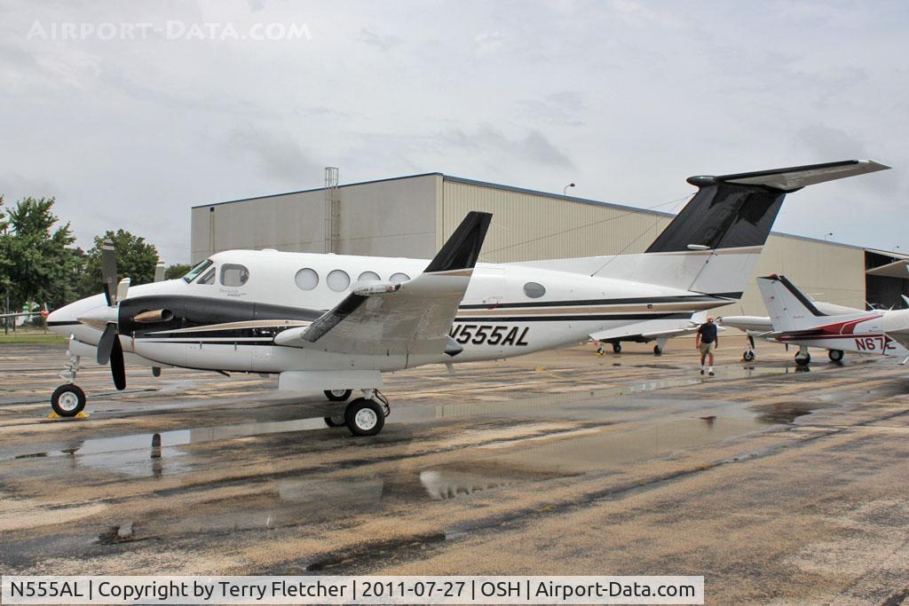 N555AL, 1999 Raytheon B200 King Air C/N BB-1670, At 2011 Oshkosh