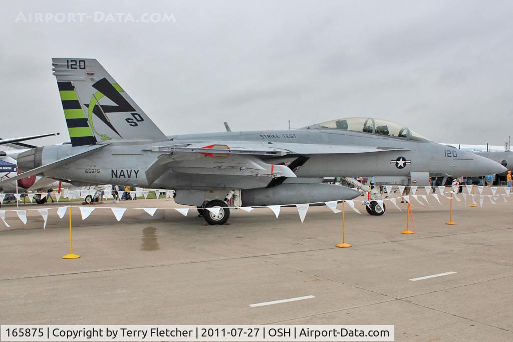 165875, McDonnell Douglas F/A-18F Hornet C/N F-035, At 2011 Oshkosh