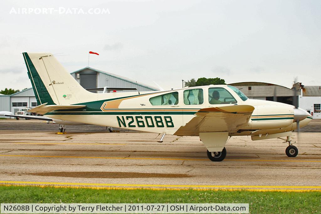 N2608B, 1963 Beech 95-A55 Baron C/N TC-418, At 2011 Oshkosh