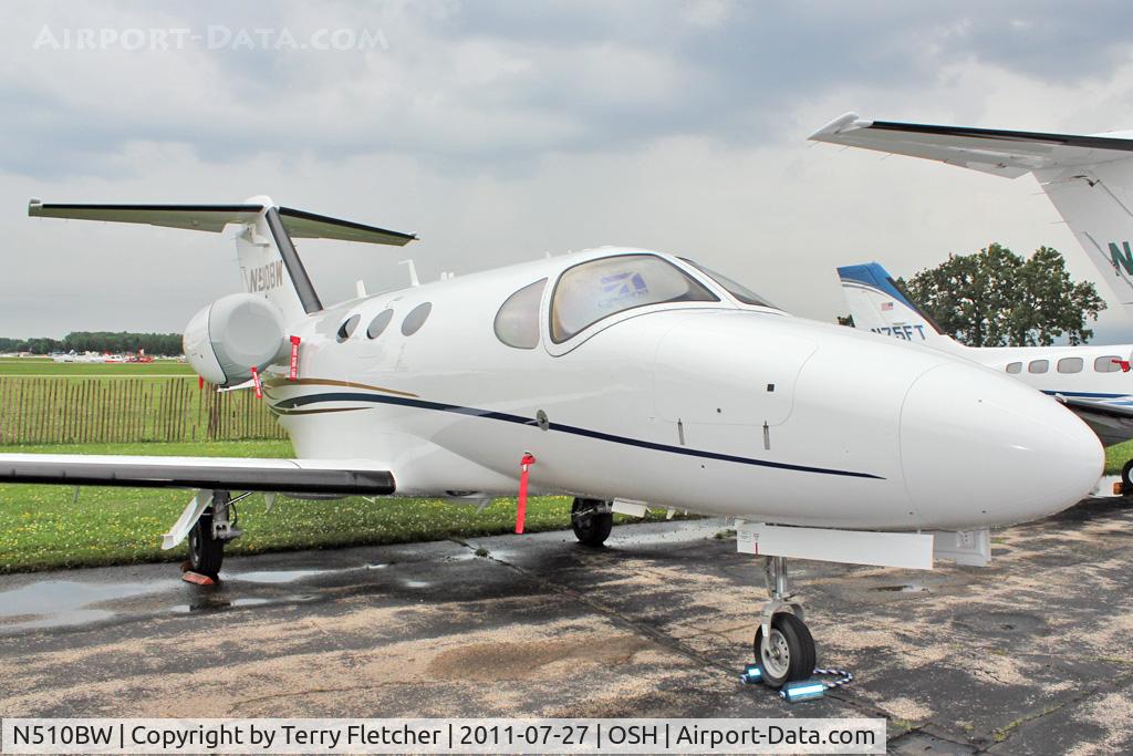 N510BW, 2008 Cessna 510 Citation Mustang Citation Mustang C/N 510-0098, At 2011 Oshkosh