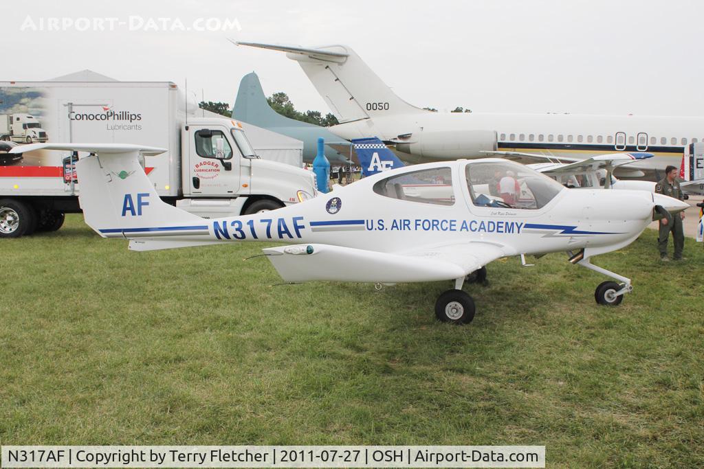 N317AF, Diamond DA-40 Diamond Star C/N 40.1061, At 2011 Oshkosh