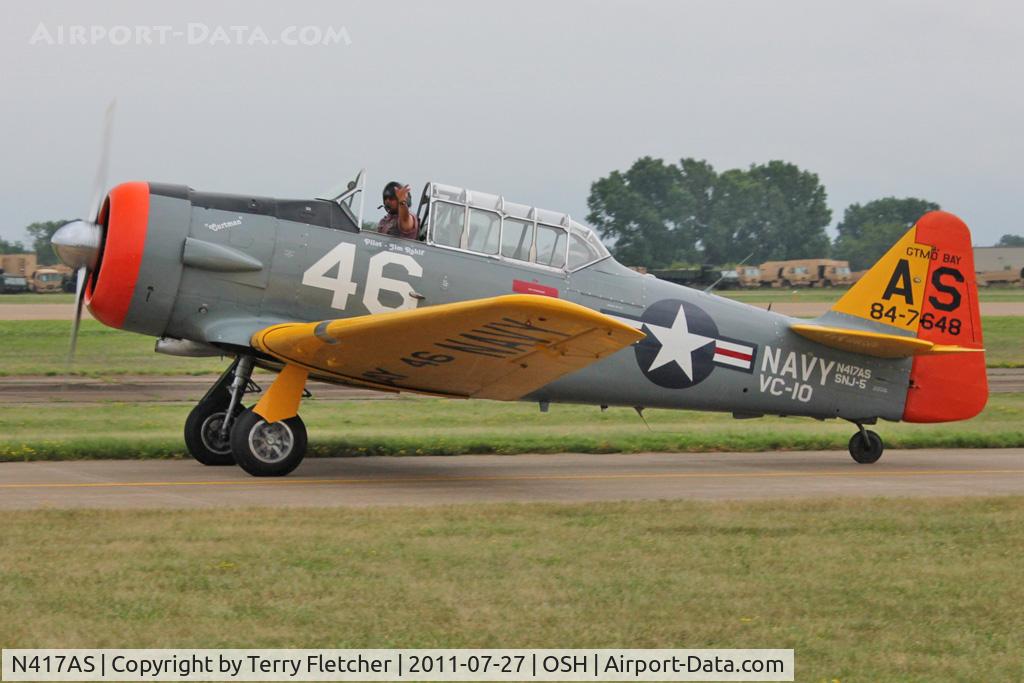 N417AS, 1944 North American AT-6C C/N 84-7648, At 2011 Oshkosh