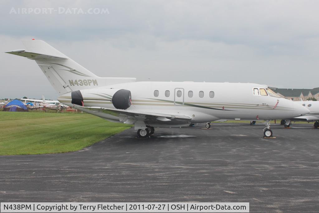 N438PM, 2003 Raytheon Hawker 800XP C/N 258636, At 2011 Oshkosh