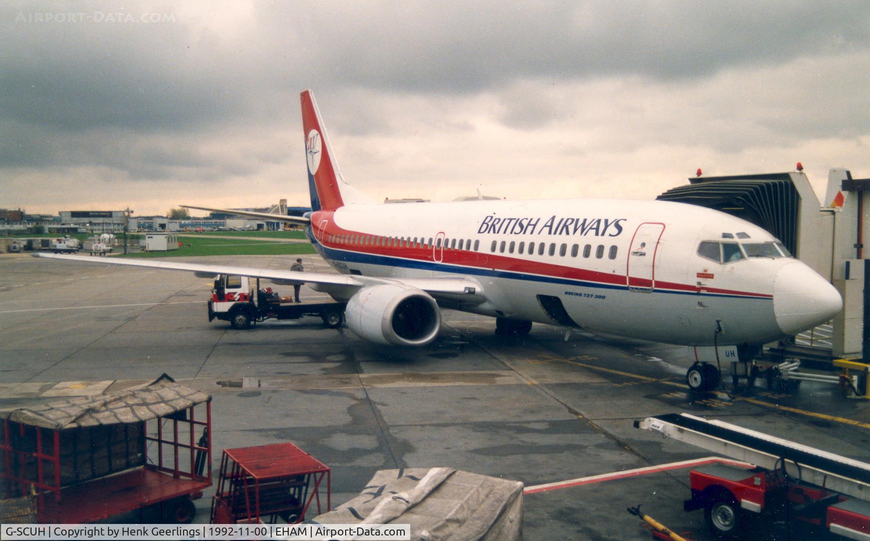 G-SCUH, 1985 Boeing 737-3Q8 C/N 23254, British Airways; cs ex Dan Air
