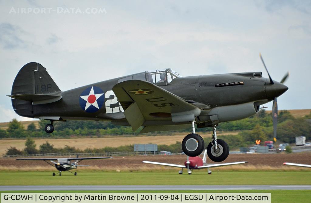 G-CDWH, 1941 Curtiss P-40B Warhawk C/N 16073, DULL AND RAINY DAY AT DUXFORD