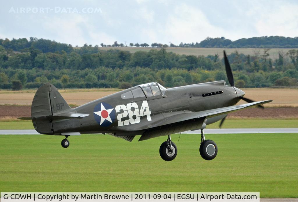 G-CDWH, 1941 Curtiss P-40B Warhawk C/N 16073, DULL AND RAINY DAY AT DUXFORD