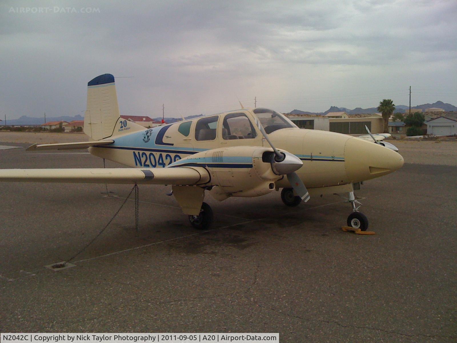 N2042C, 1959 Beech 95 Travel Air C/N TD-219, What a fun plane to take the Commercial Multi Instrument checkride in!