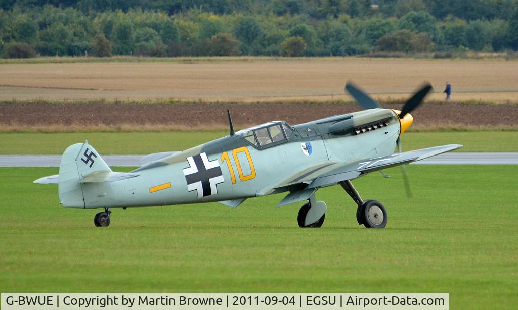 G-BWUE, 1949 Hispano HA-1112-M1L Buchon C/N 172, DULL AND RAINY AT DUXFORD