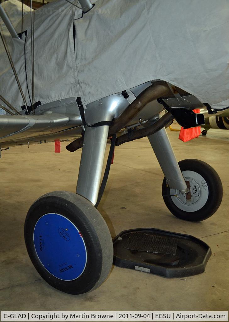 G-GLAD, 1939 Gloster Gladiator Mk2 C/N G5/75751, UNDERCARRIAGE DETAIL