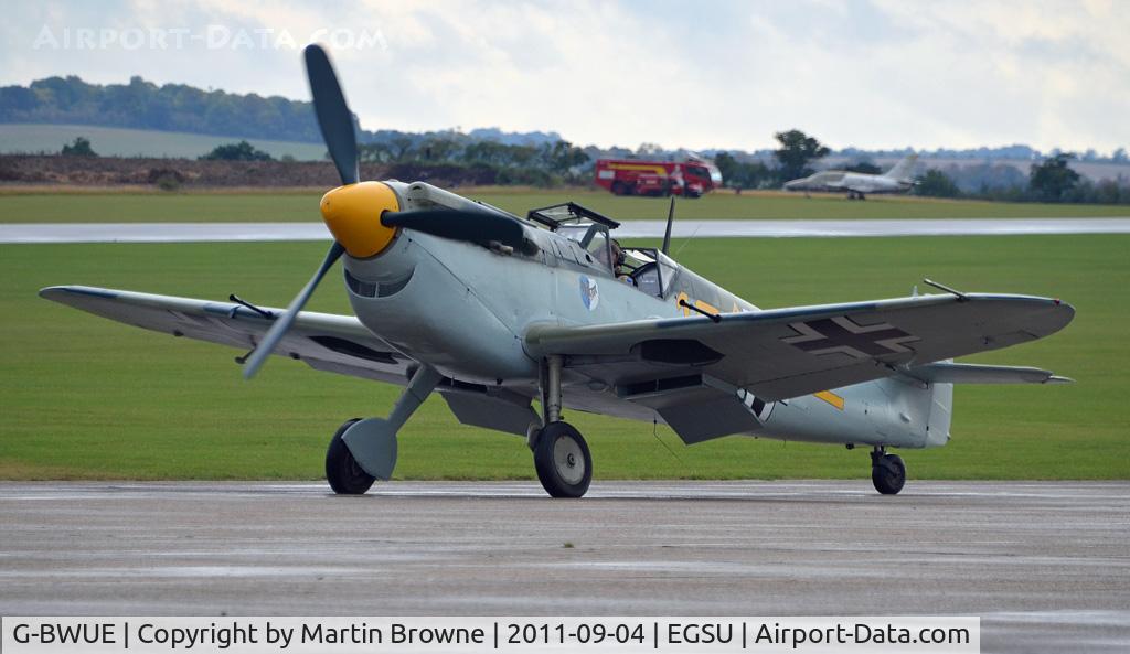 G-BWUE, 1949 Hispano HA-1112-M1L Buchon C/N 172, DULL AND RAINY AT DUXFORD