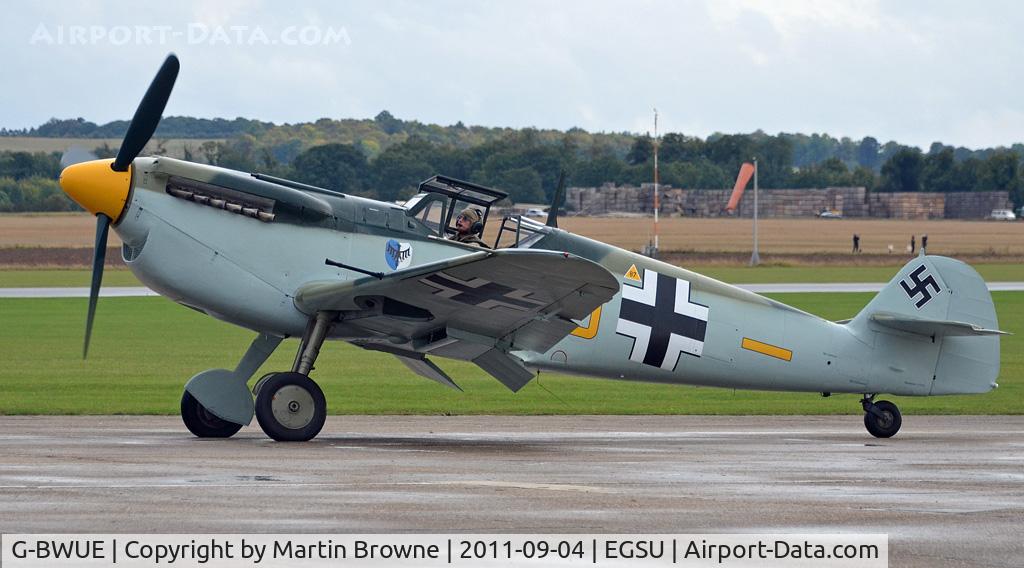 G-BWUE, 1949 Hispano HA-1112-M1L Buchon C/N 172, DULL AND RAINY AT DUXFORD