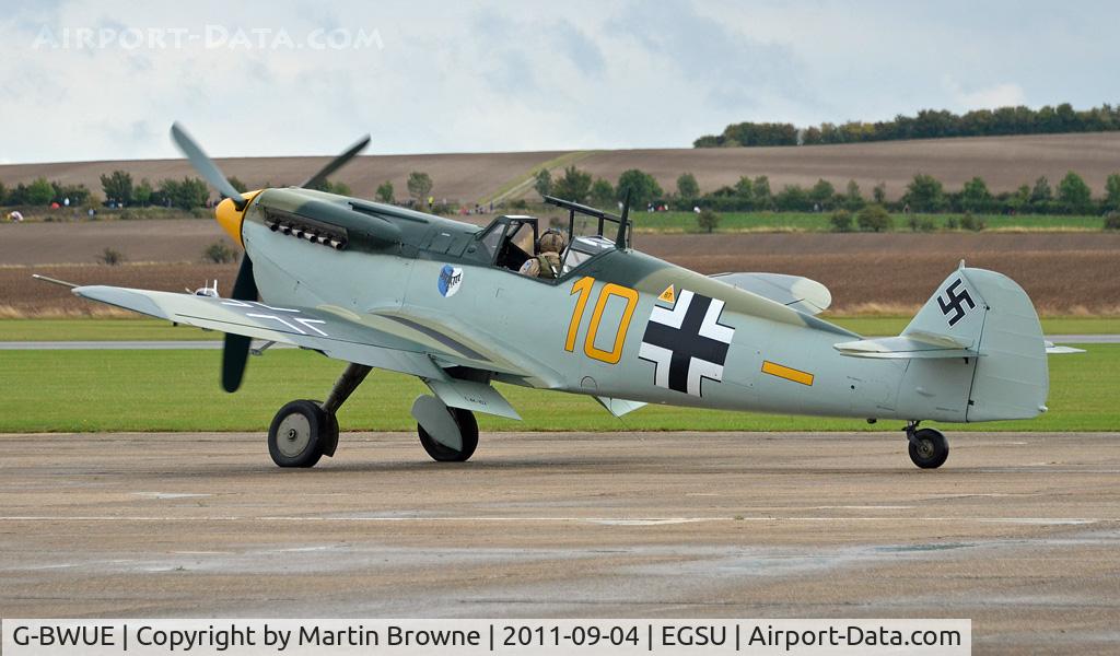 G-BWUE, 1949 Hispano HA-1112-M1L Buchon C/N 172, DULL AND RAINY AT DUXFORD