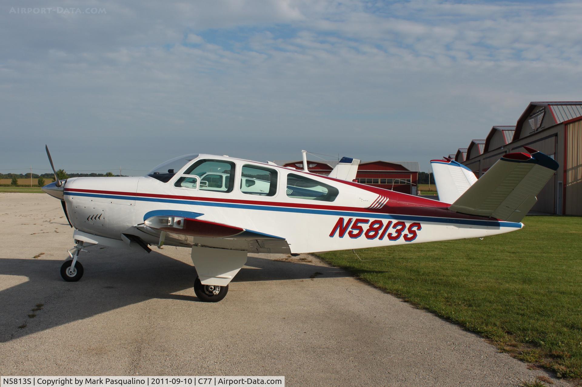N5813S, 1964 Beech S35 Bonanza C/N D-7721, Beech P35